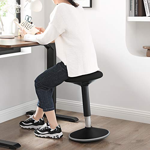 Ergonomikus irodai munkaszék 360°-ban állítható forgószék, fekete-SONGMICS-Vita Home