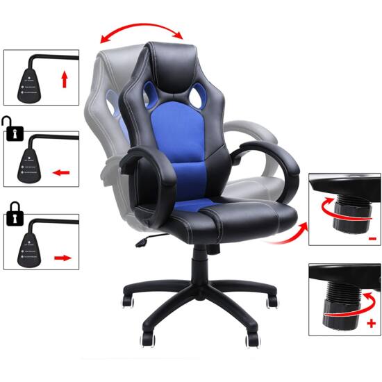 Ergonomska igračka stolica, uredska stolica | SONGMICS-vitahome.hr