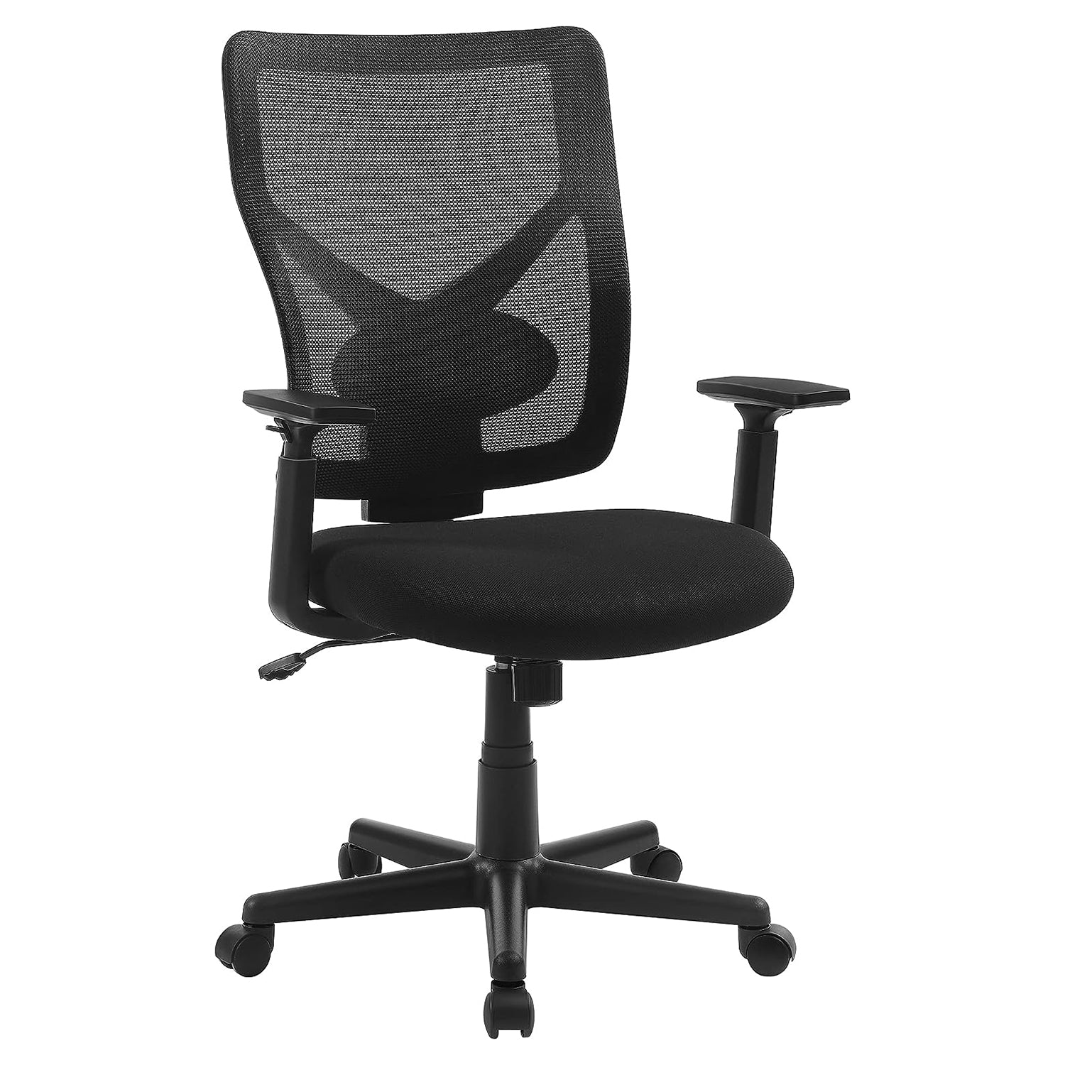 Ergonomska uredska stolica, podesiva, nosivosti do 120 kg, crne boje | SONGMICS-vitahome.hr