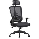 Ergonomska uredska stolica s lumbalnom potporom, crna | SONGMICS-vitahome.hr