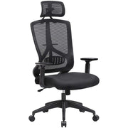 Ergonomska uredska stolica s lumbalnom potporom, crna | SONGMICS-vitahome.hr