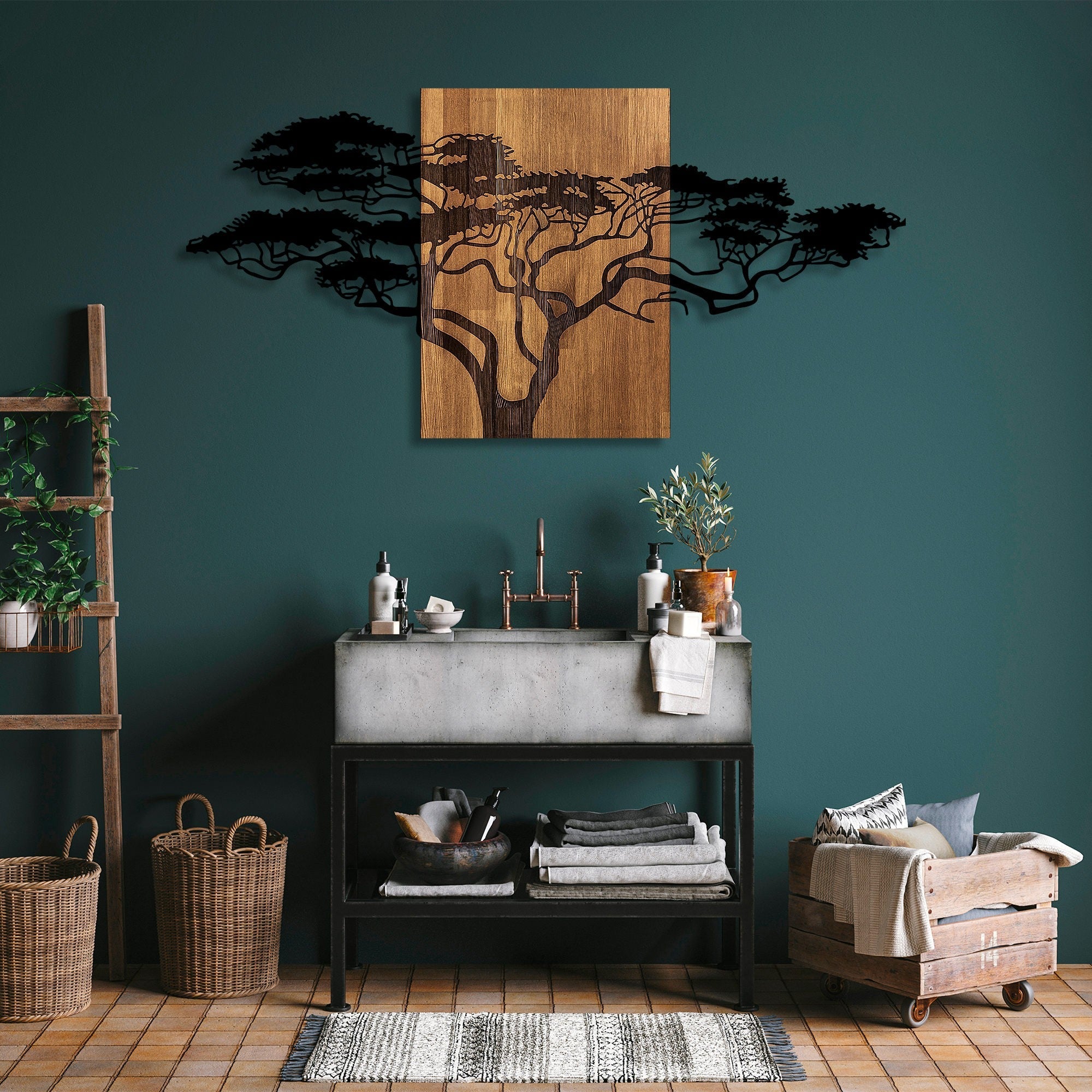 Fa Zidna dekoracija, Acacia Tree - 329 | AG-vitahome.hr