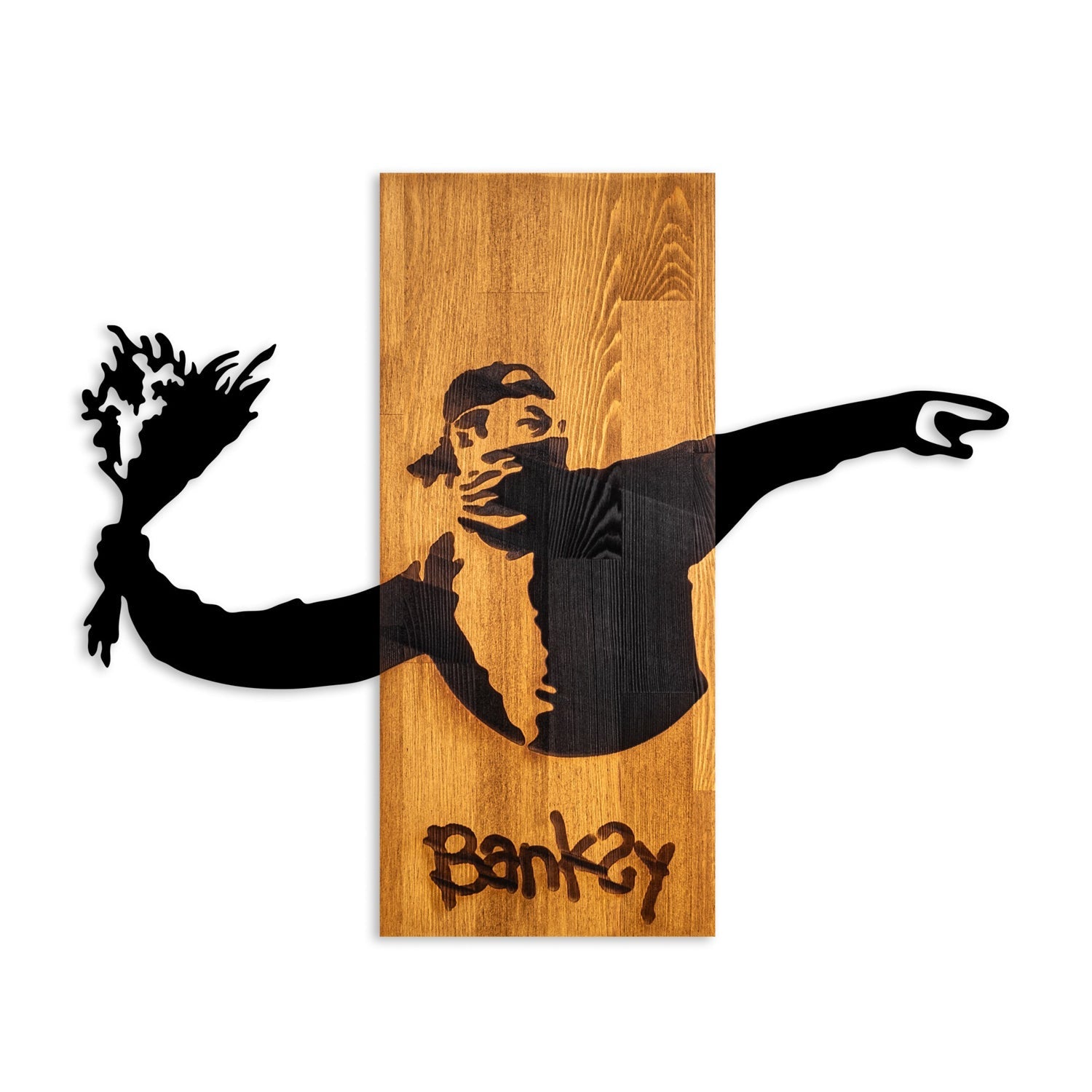 Fa Zidna dekoracija, Banksy - Flower Thrower | AG-vitahome.hr