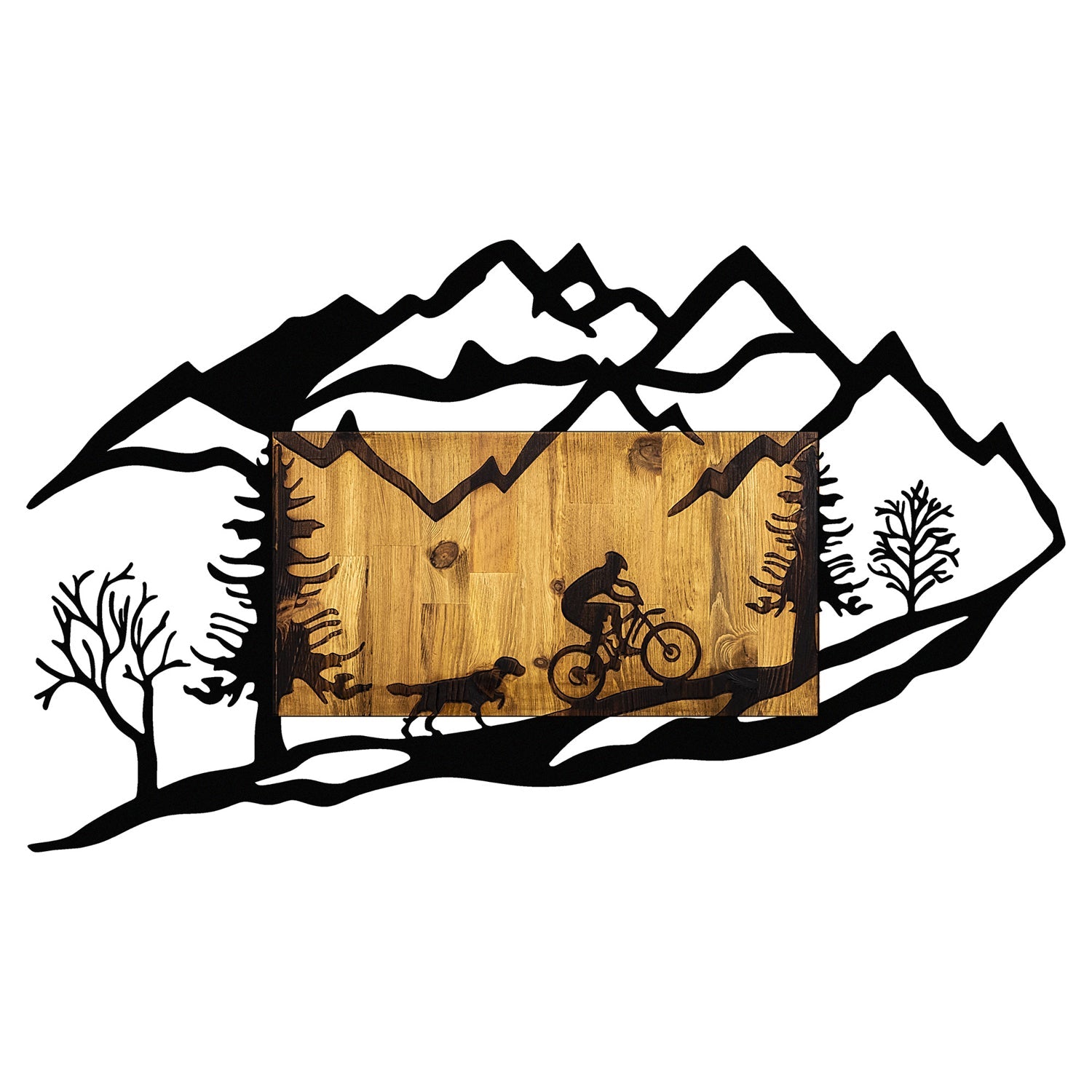 Fa Zidna dekoracija, Bicycle Riding in Nature 1 | AG-vitahome.hr