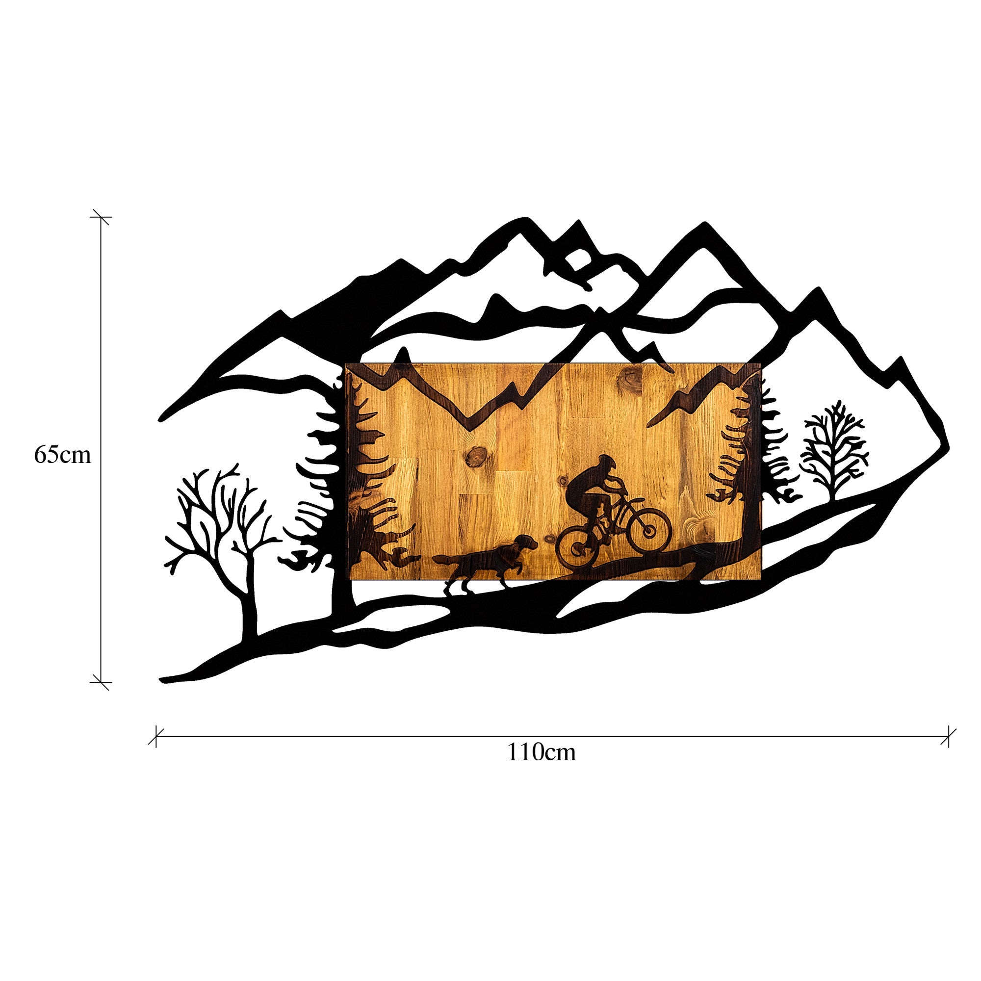 Fa Zidna dekoracija, Bicycle Riding in Nature 1 | AG-vitahome.hr