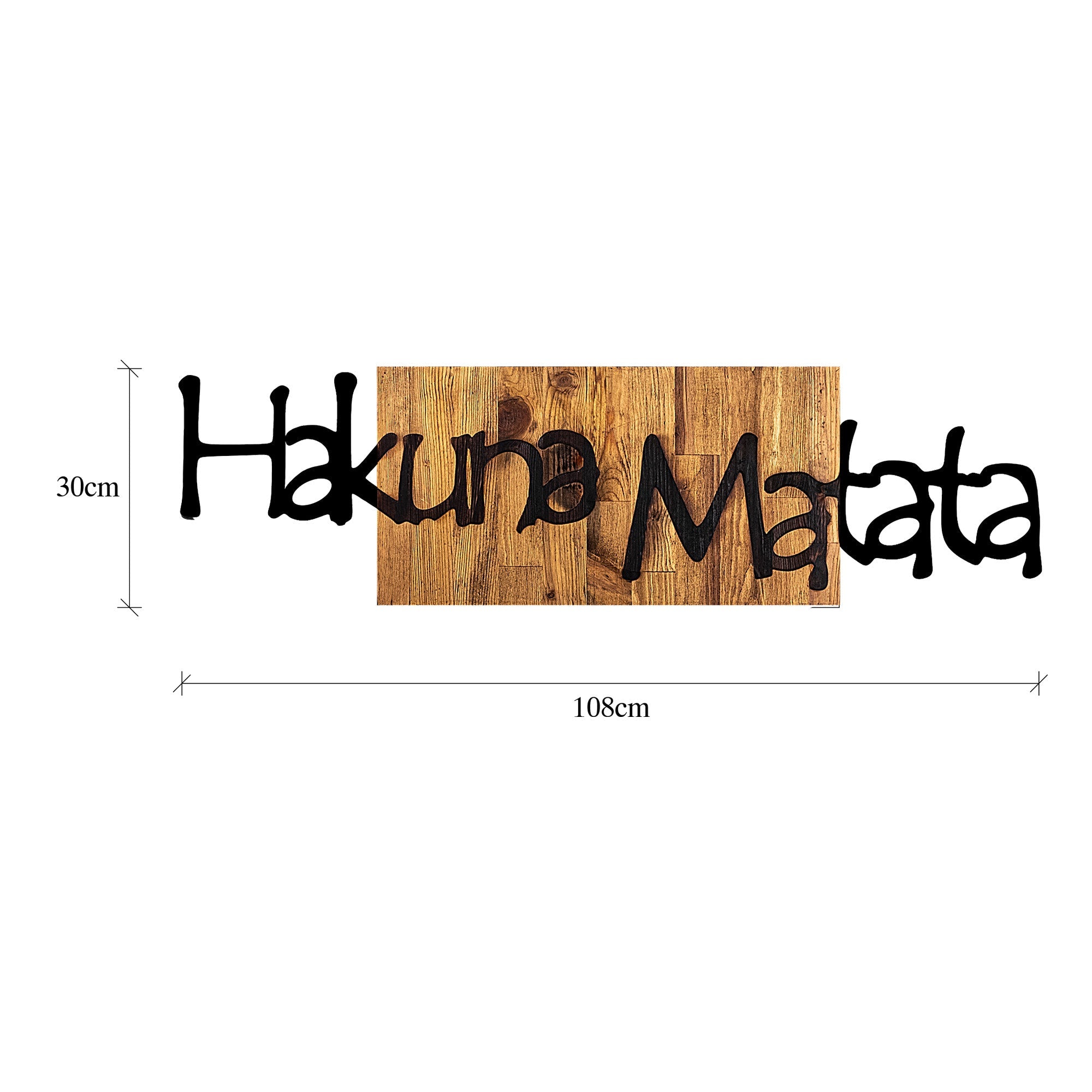 Fa Zidna dekoracija, Hakuna Matata 4 | AG-vitahome.hr