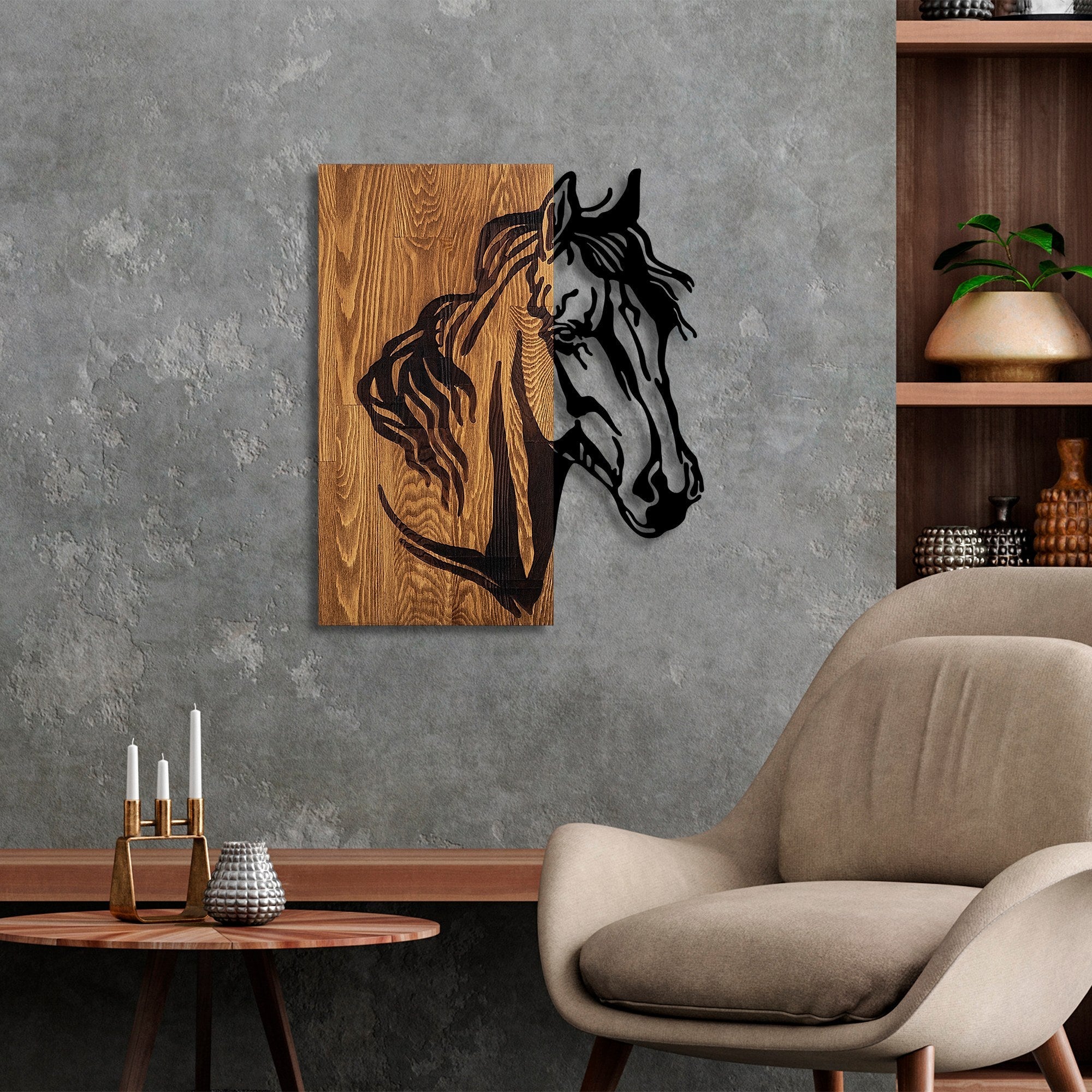 Fa Zidna dekoracija, Horse 1 | AG-vitahome.hr