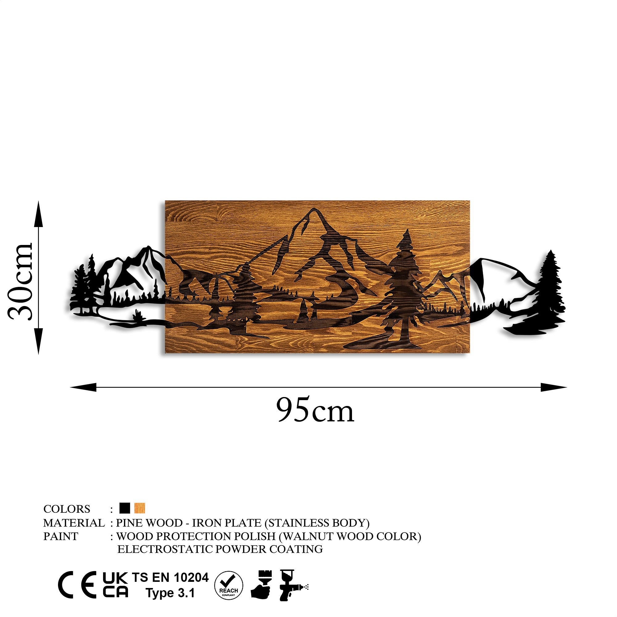 Fa Zidna dekoracija, Mountain Range | AG-vitahome.hr