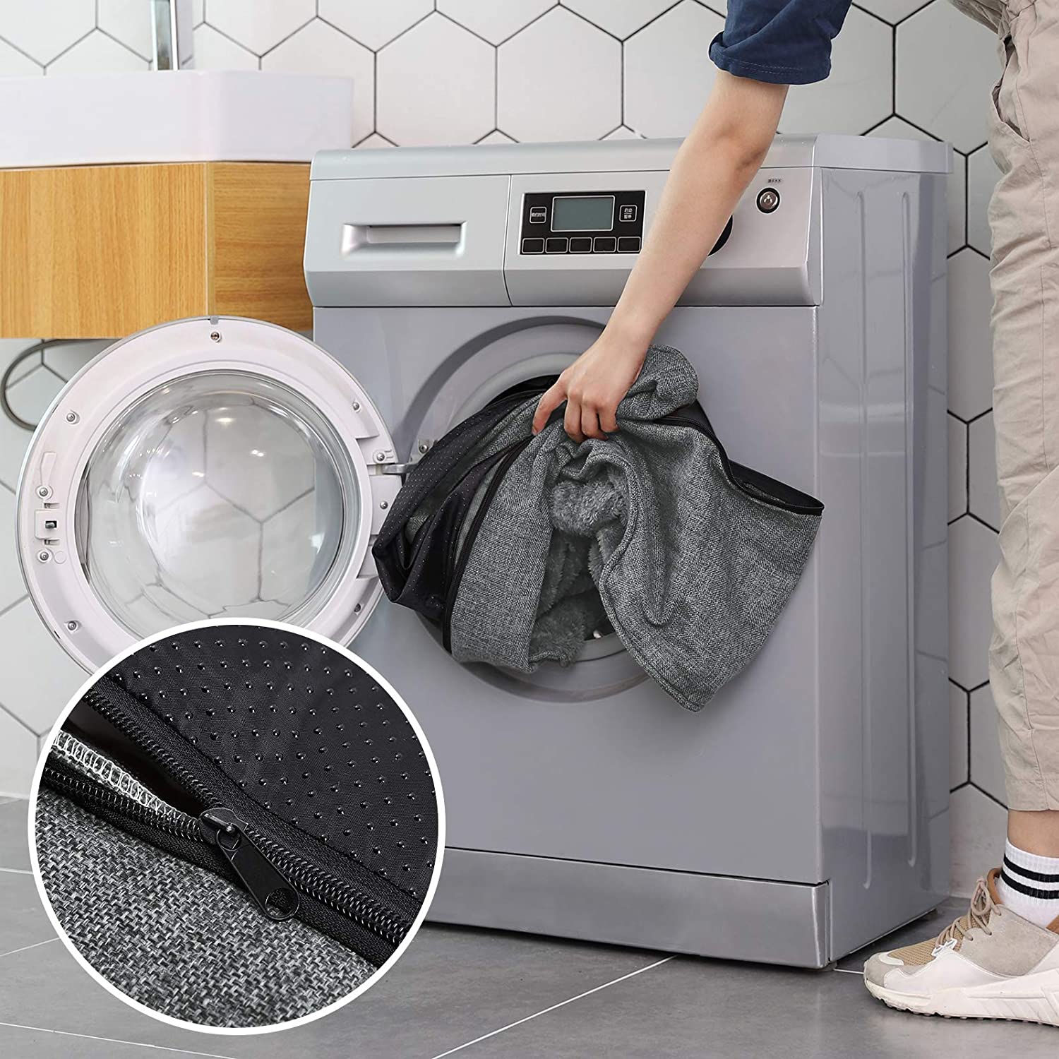 FEANDREA krevet za pse, krevet za kućne ljubimce 90 x 75 x 25 cm, sivi | FEANDREA-vitahome.hr