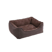 FEANDREA krevet za pse, s skidivom navlakom, kauč za pse, 70 x 55 x 21 cm, smeđa-FEANDREA-Vita Home