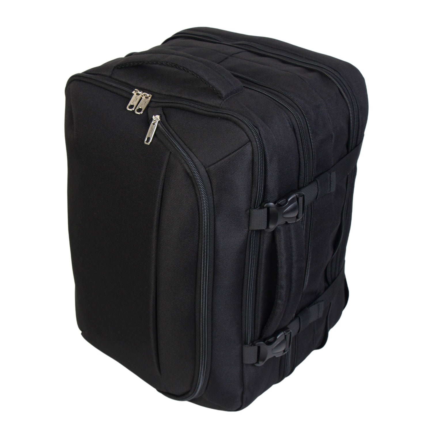 FlexiGo proširivi putni ruksak, ručna prtljaga WizzAir veličine 40x30x20 cm, crni | BONTOUR-vitahome.hr