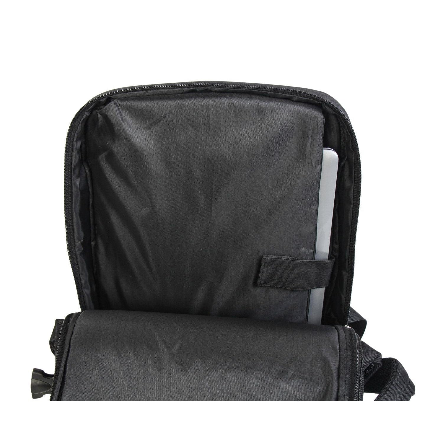 FlexiGo proširivi putni ruksak, ručna prtljaga WizzAir veličine 40x30x20 cm, crni | BONTOUR-vitahome.hr