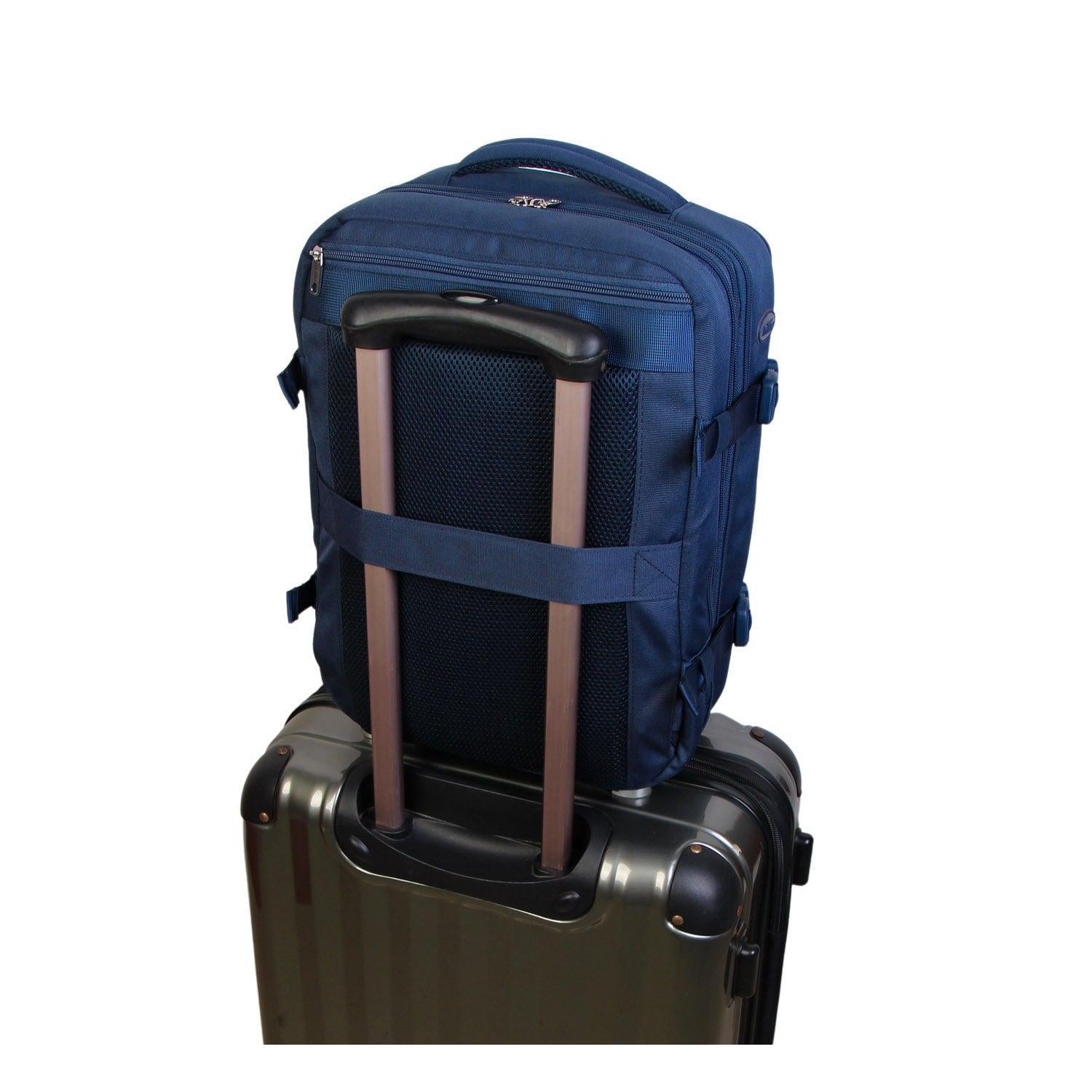 FlexiGo proširivi putni ruksak, ručna prtljaga WizzAir veličine 40x30x20 cm, plavi | BONTOUR-vitahome.hr