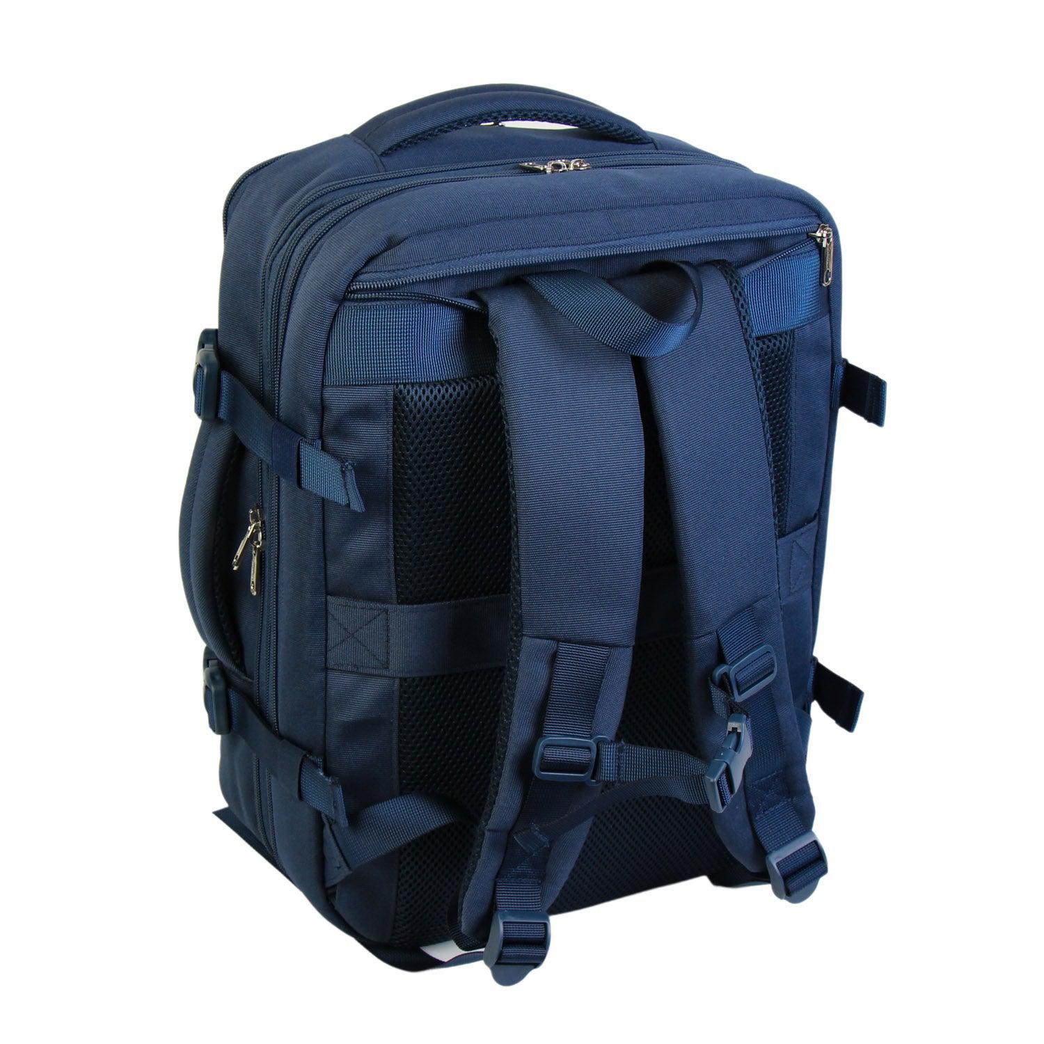 FlexiGo proširivi putni ruksak, ručna prtljaga WizzAir veličine 40x30x20 cm, plavi | BONTOUR-vitahome.hr