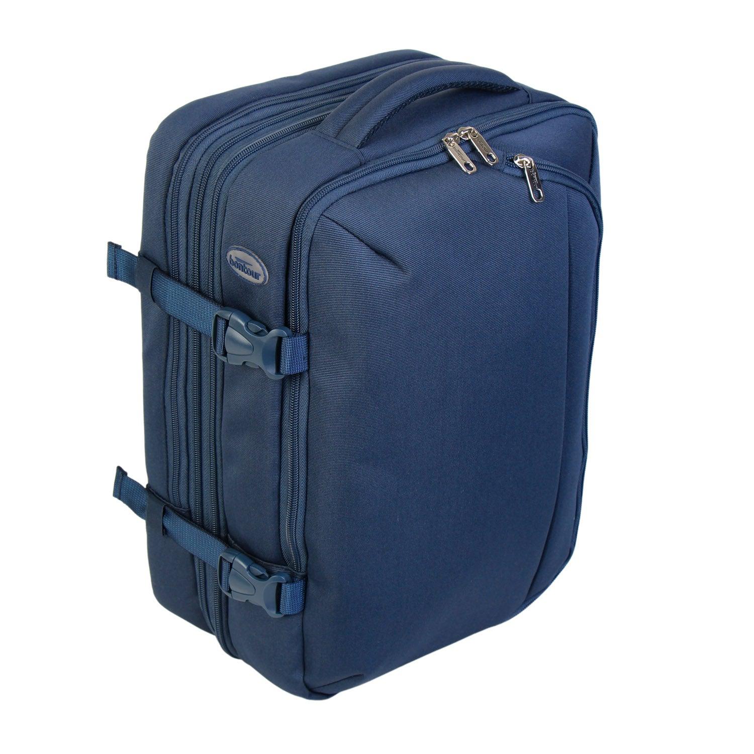 FlexiGo proširivi putni ruksak, ručna prtljaga WizzAir veličine 40x30x20 cm, plavi | BONTOUR-vitahome.hr