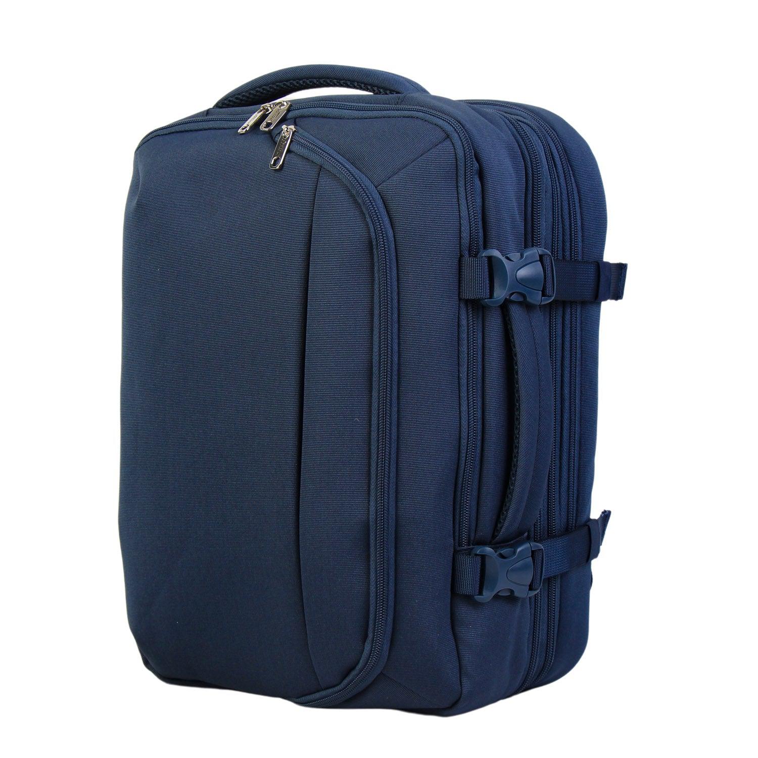 FlexiGo proširivi putni ruksak, ručna prtljaga WizzAir veličine 40x30x20 cm, plavi | BONTOUR-vitahome.hr