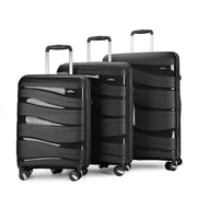 "FLOW" set od 3 kofera na 4 kotača s TSA bravom, crni | BONTOUR-vitahome.hr