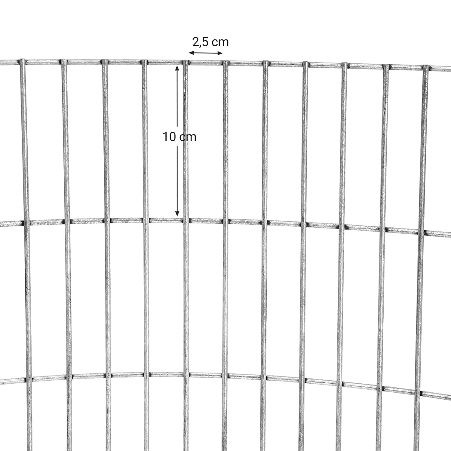 Gabion, metalna košara u obliku puža od nehrđajućeg čelika 110 x 110 x 60 cm | SONGMICS-vitahome.hr