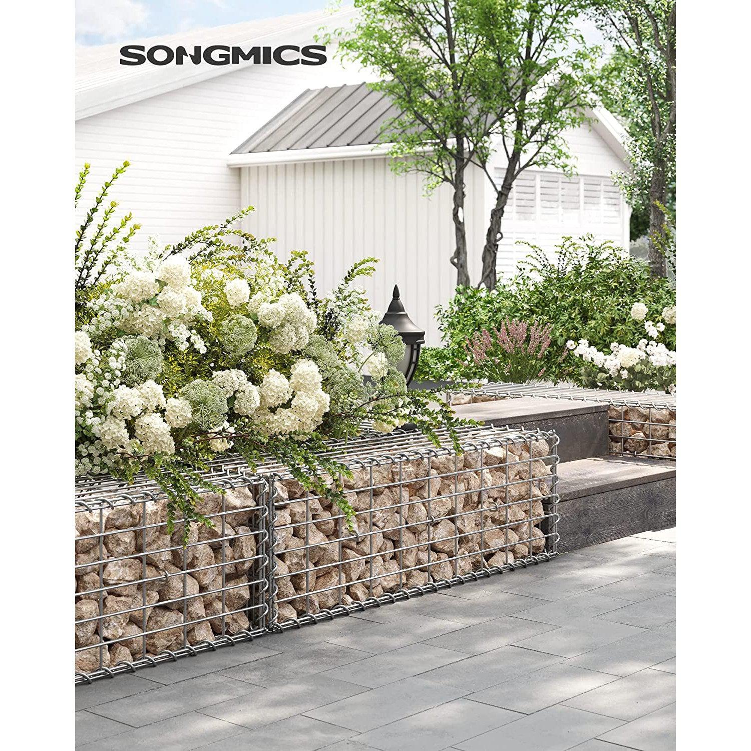 Gabionska košara, metalni gabionski kavez 100 x 30 x 30 cm | SONGMICS-vitahome.hr