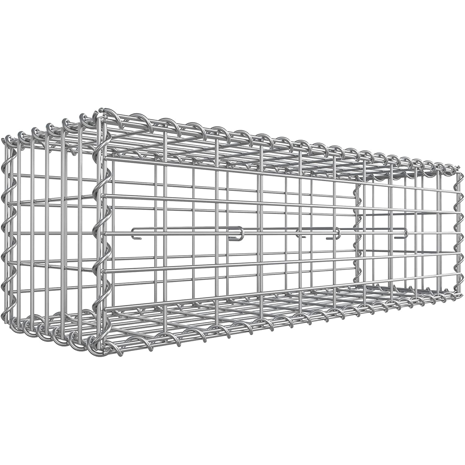 Gabionska košara, metalni gabionski kavez 100 x 30 x 30 cm | SONGMICS-vitahome.hr