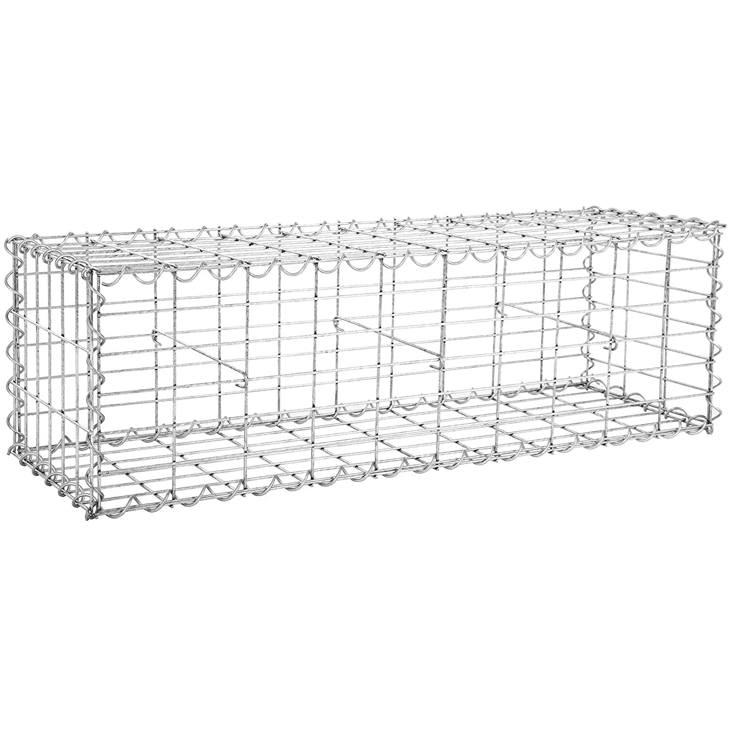 Gabionska košara, metalni gabionski kavez 100 x 30 x 30 cm | SONGMICS-vitahome.hr