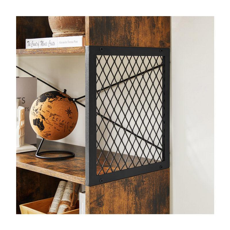 Industrijska polica za knjige s metalnim okvirom 80 x 150,5 x 30 cm | Vasagle-vitahome.hr