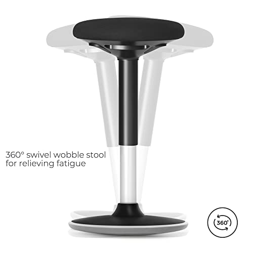 Irodai szék, ergonomikus szék, 56-81 cm magasságban állítható, fekete-SONGMICS-Vita Home