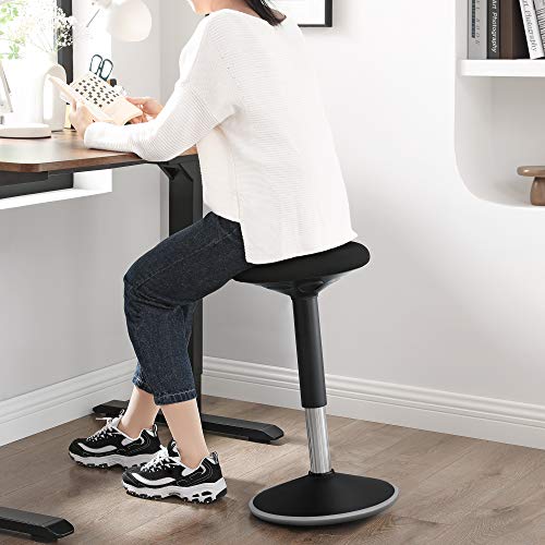 Irodai szék, ergonomikus szék, 56-81 cm magasságban állítható, fekete-SONGMICS-Vita Home