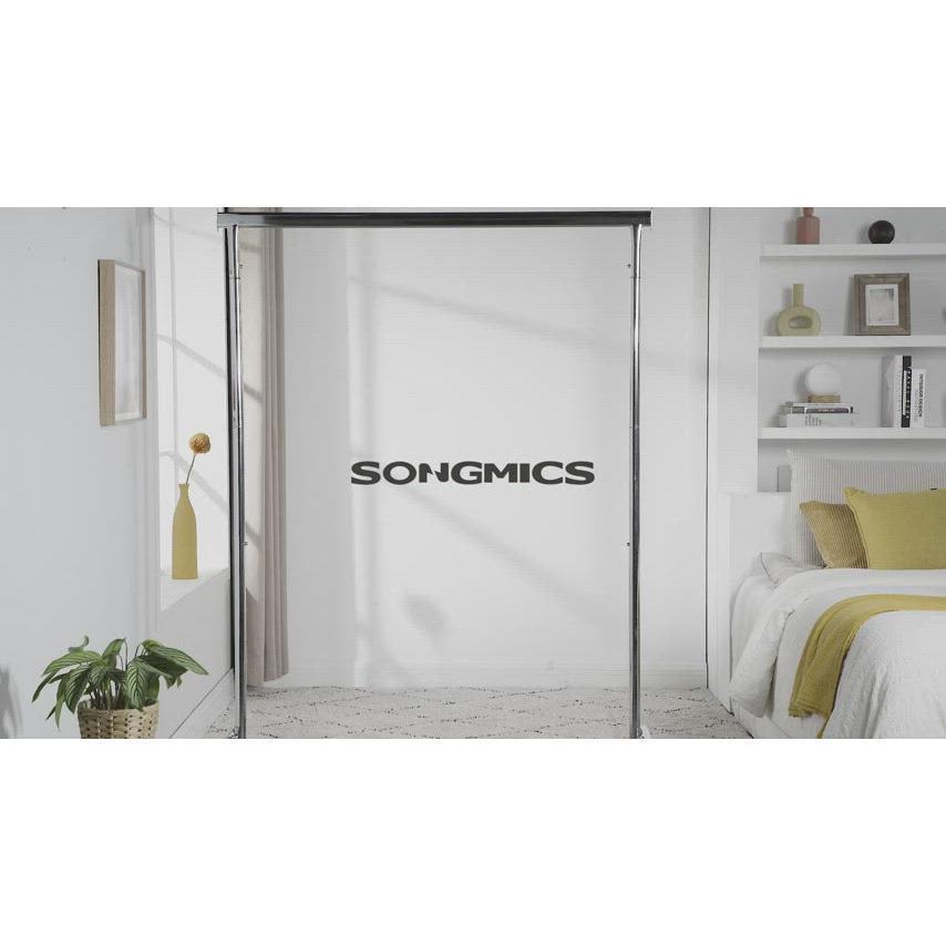 Izdržljivi metalni stalak za odjeću na kotače, nosivost 130 kg, 110-150 cm | SONGMICS-vitahome.hr