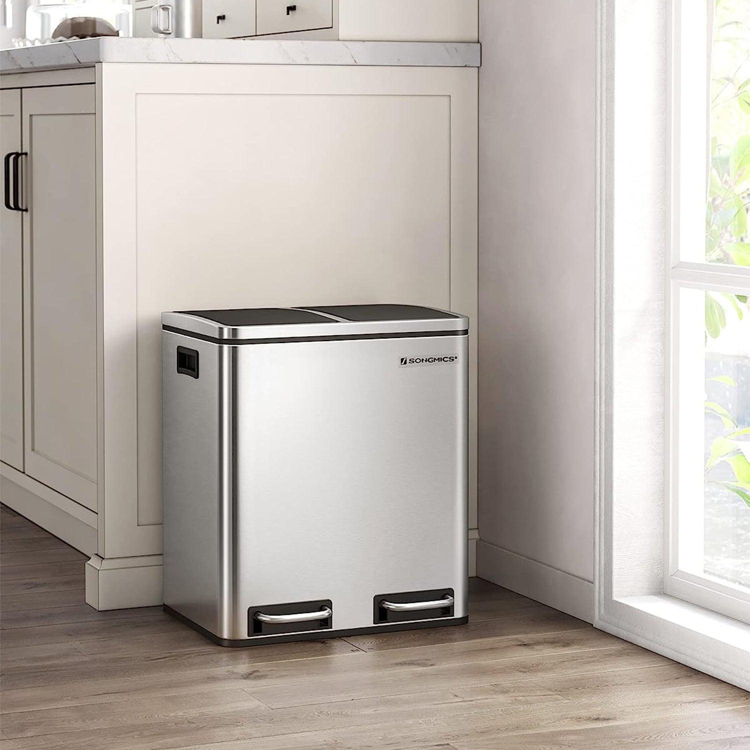 Kanta za selektivni otpad od 30 L, 2 kuhinjske kante od 15 litara | SONGMICS-vitahome.hr