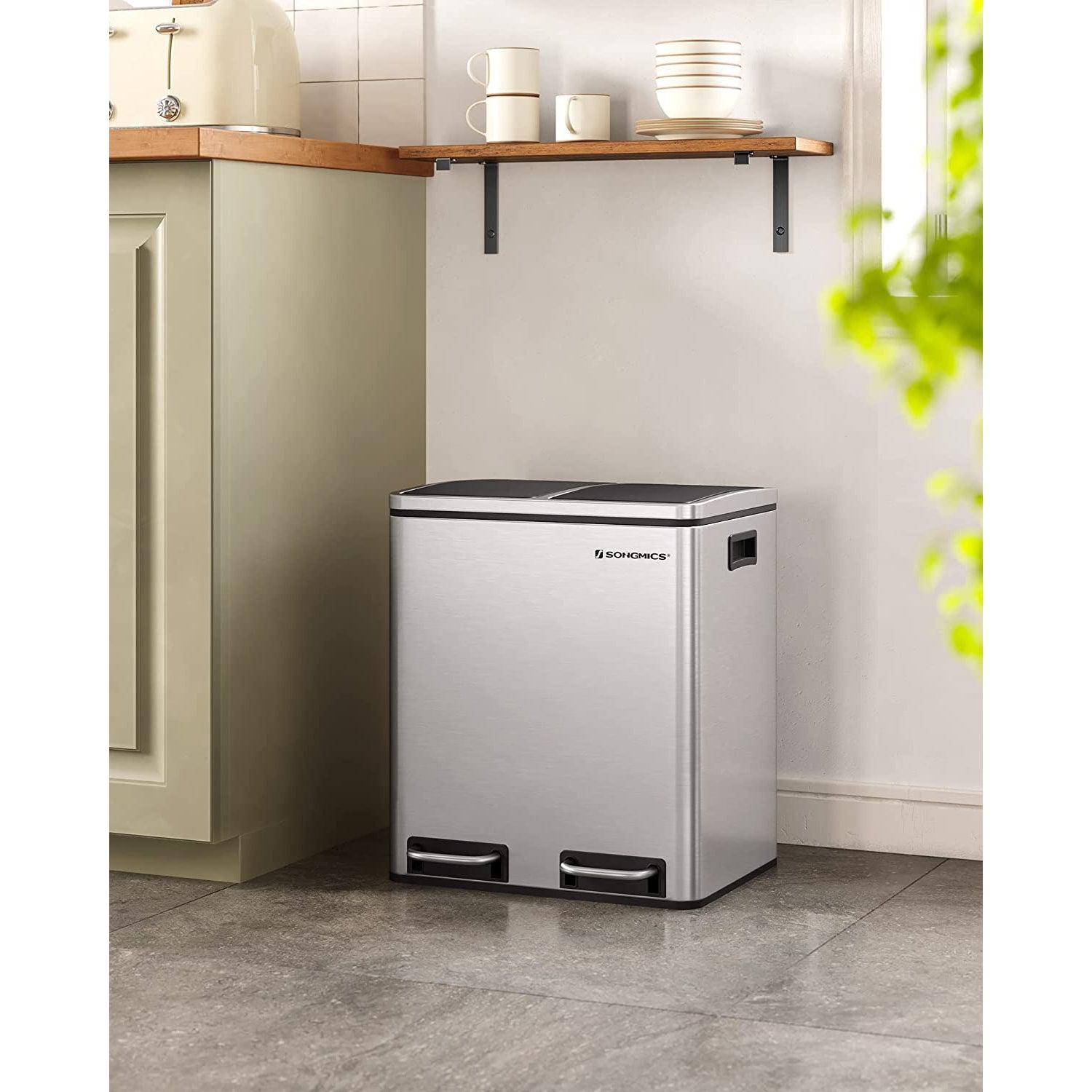 Kanta za selektivni otpad od 30 L, 2 kuhinjske kante od 15 litara | SONGMICS-vitahome.hr