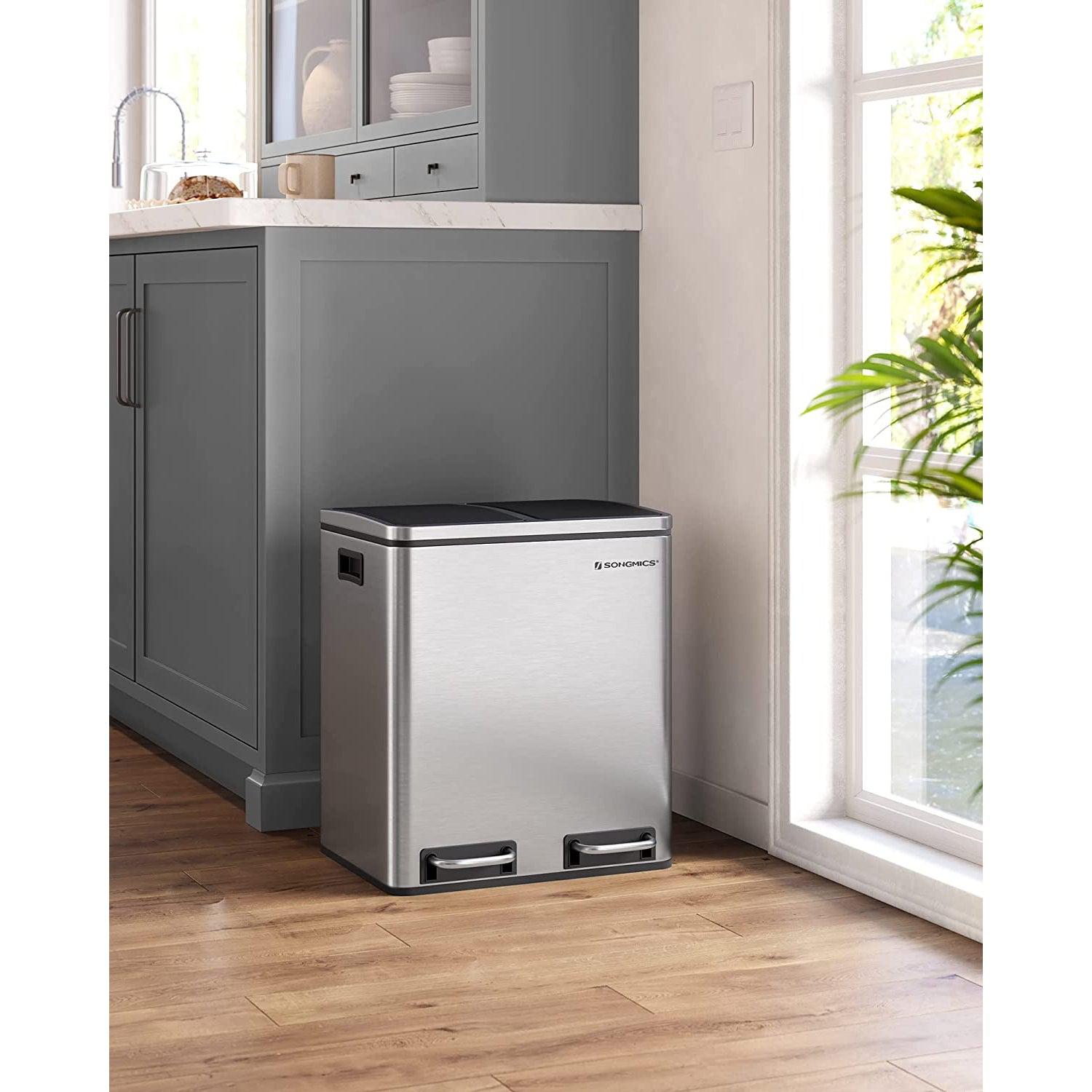 Kanta za selektivni otpad od 30 L, 2 kuhinjske kante od 15 litara | SONGMICS-vitahome.hr