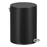 Kanta za smeće od čelika zapremnine do 3 litre, crna | SONGMICS-vitahome.hr