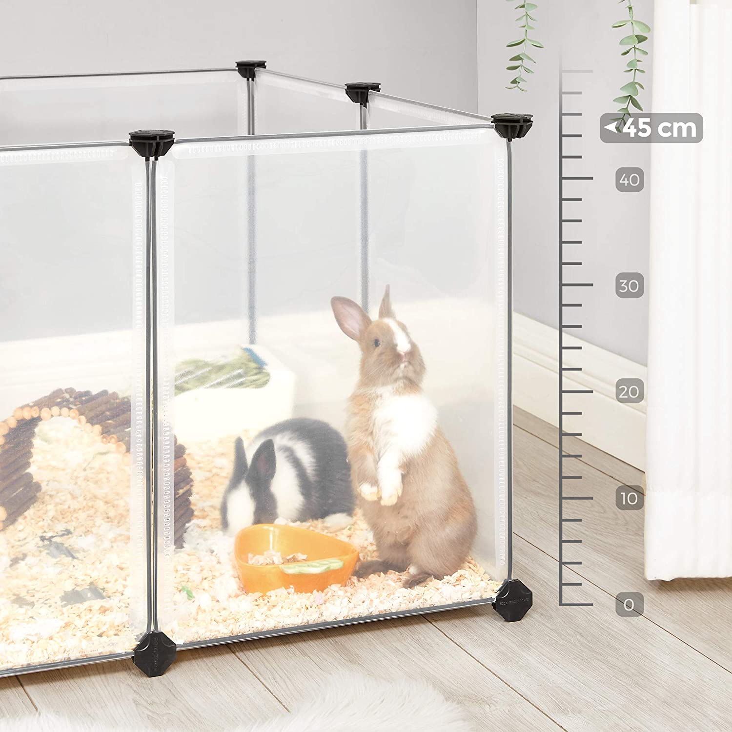 kavez za kućne ljubimce sa stepenicama, 143 x 91 x 73 cm | SONGMICS-vitahome.hr