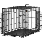 Kavez za pse, 2 vrata, sklopiva prijenosna kućica za pse 2,5 x 64 x 57,5 cm | FEANDRA | FEANDREA-vitahome.hr