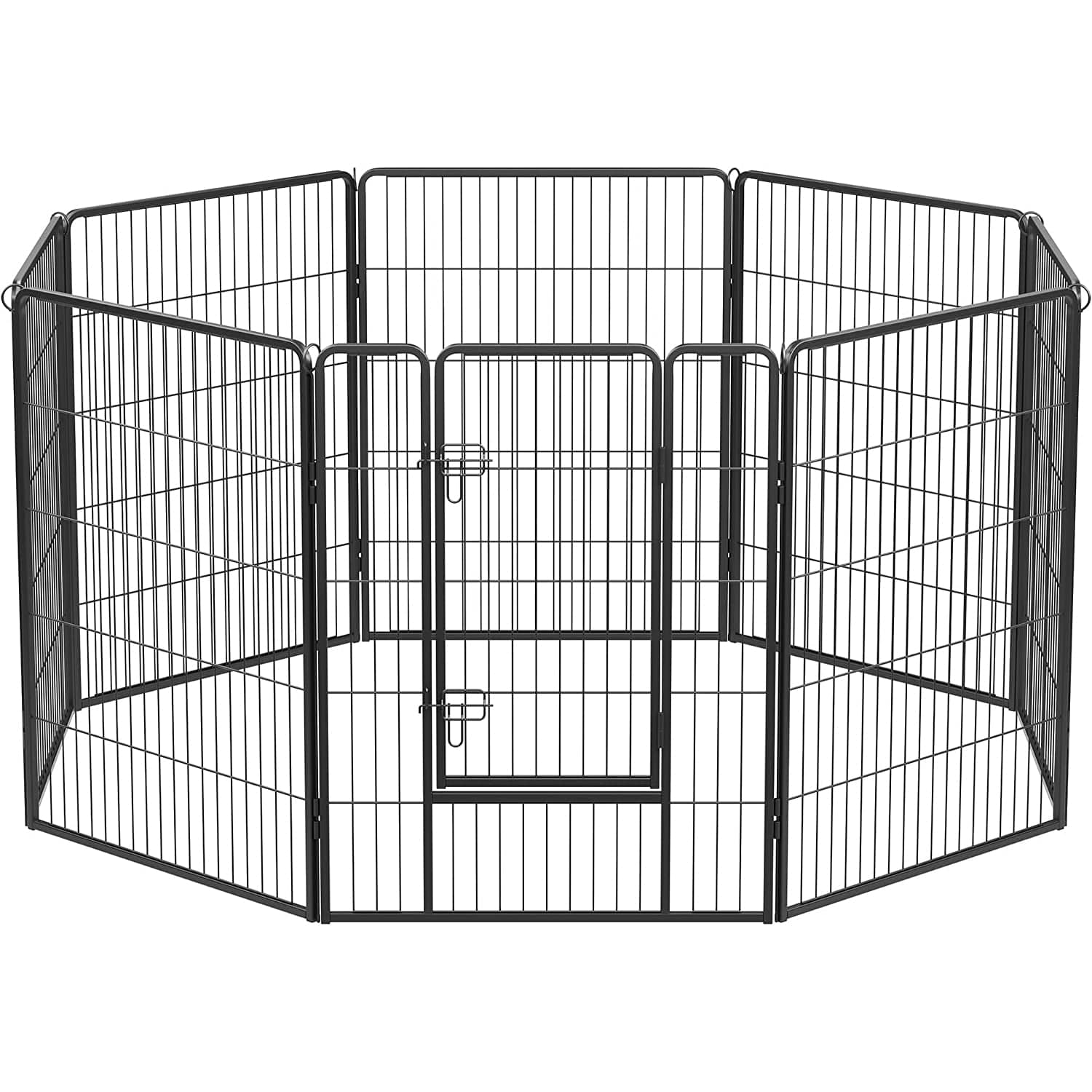 Kavez za pse, igralište za kućne ljubimce s 8 ploča, 77 x 100 cm | FEANDREA-vitahome.hr