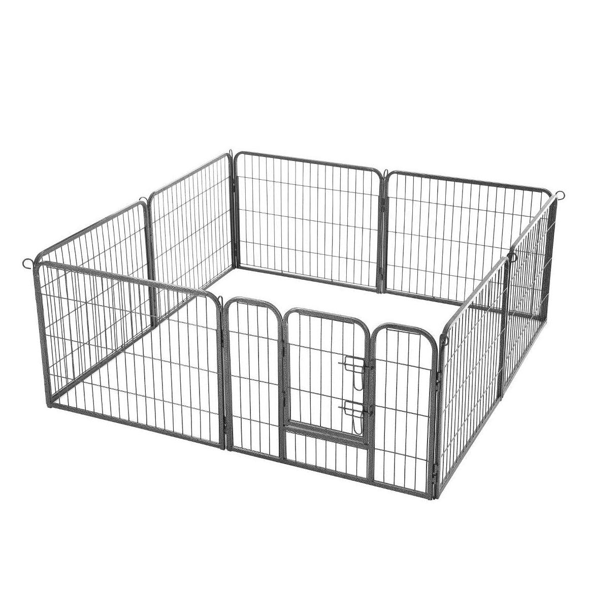 Kavez za pse, igralište za kućne ljubimce s 8 ploča 77 x 60 cm | FEANDREA-vitahome.hr