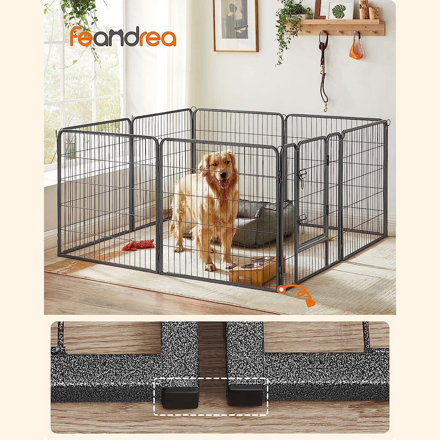 Kavez za pse, igralište za štence visine 80 cm | FEANDREA-vitahome.hr