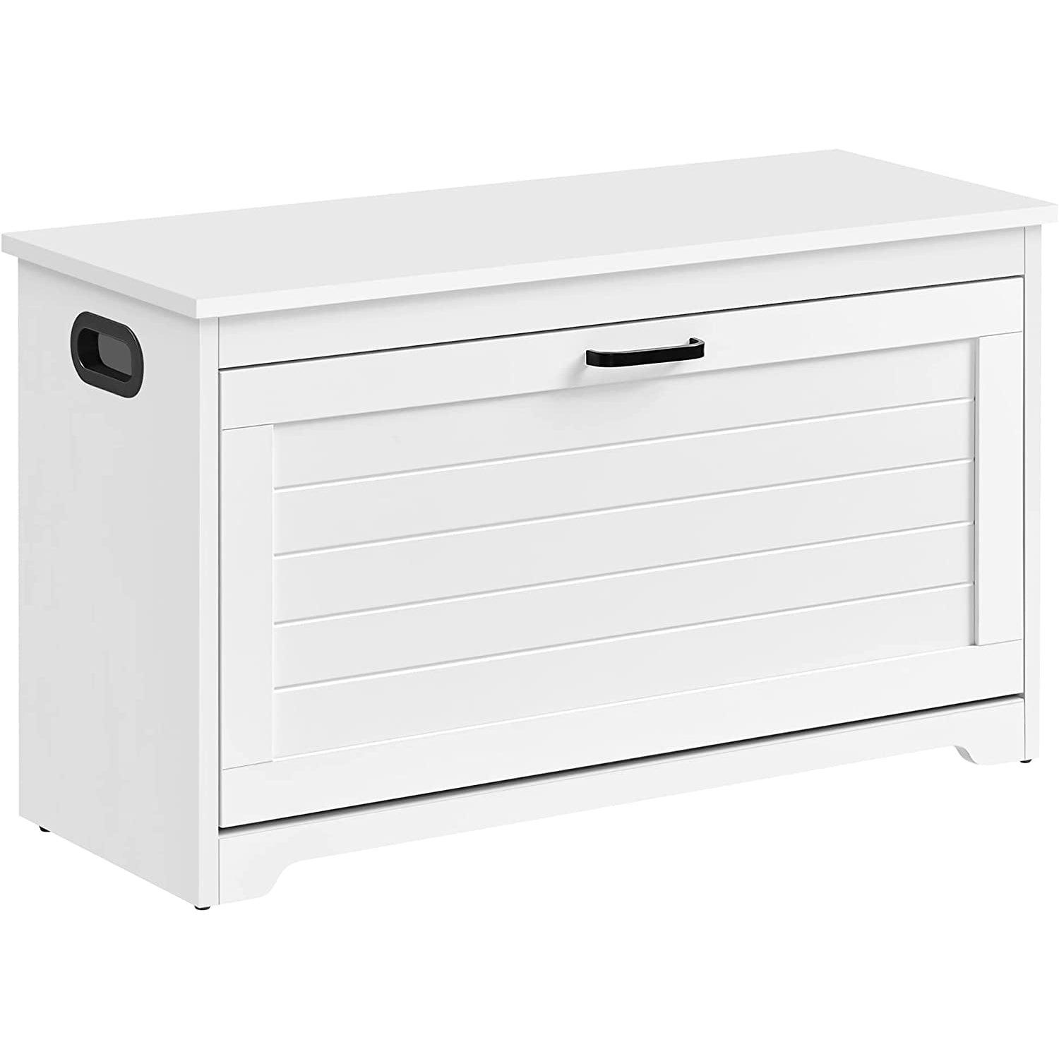 Klupa za cipele s podesivim unutarnjim pregradama, 80 x 30 x 46 cm, bijela | VASAGLE-vitahome.hr