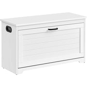 Klupa za cipele s podesivim unutarnjim pregradama, 80 x 30 x 46 cm, bijela | VASAGLE-vitahome.hr
