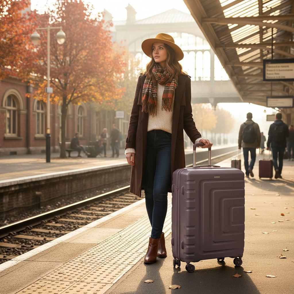 Kofer "CHARM" na 4 kotača s TSA bravom, veličina L, lavanda | BONTOUR-BONTOUR-Vita Home