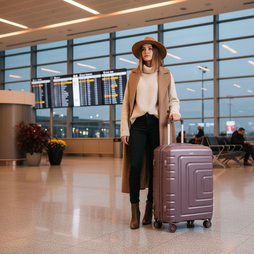 Kofer "CHARM" na 4 kotača s TSA bravom, veličina M, lavanda | BONTOUR-BONTOUR-Vita Home