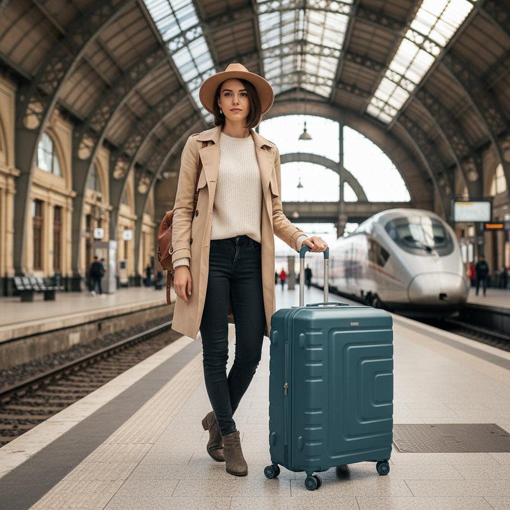 "CHARM" set od 3 kofera na 4 kotača sa TSA bravom, ledeno plavi | BONTOUR-BONTOUR-Vita Home