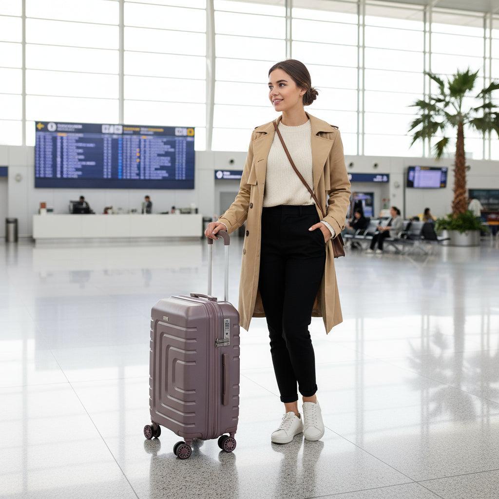 Kofer "CHARM" na 4 kotača s TSA bravom, veličina S, lavanda | BONTOUR-BONTOUR-Vita Home