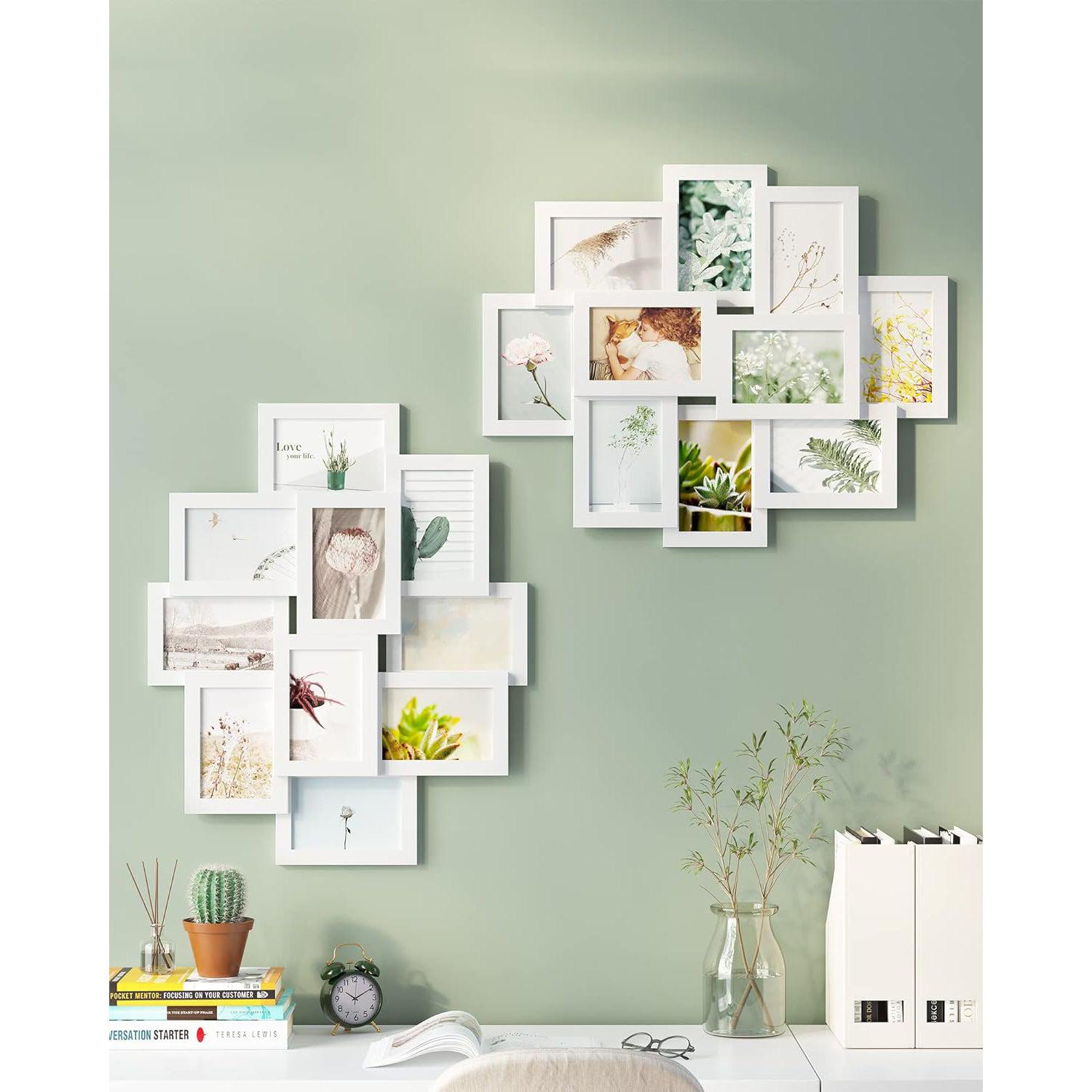 Kolaž okvir za 10 fotografija veličine 10 x 15 cm, bijele boje | SONGMICS-vitahome.hr