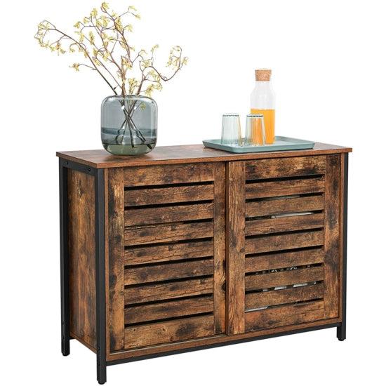 Komoda, kuhinjski element s kliznim vratima 35 x 100 x 70 cm | Vasagle-vitahome.hr