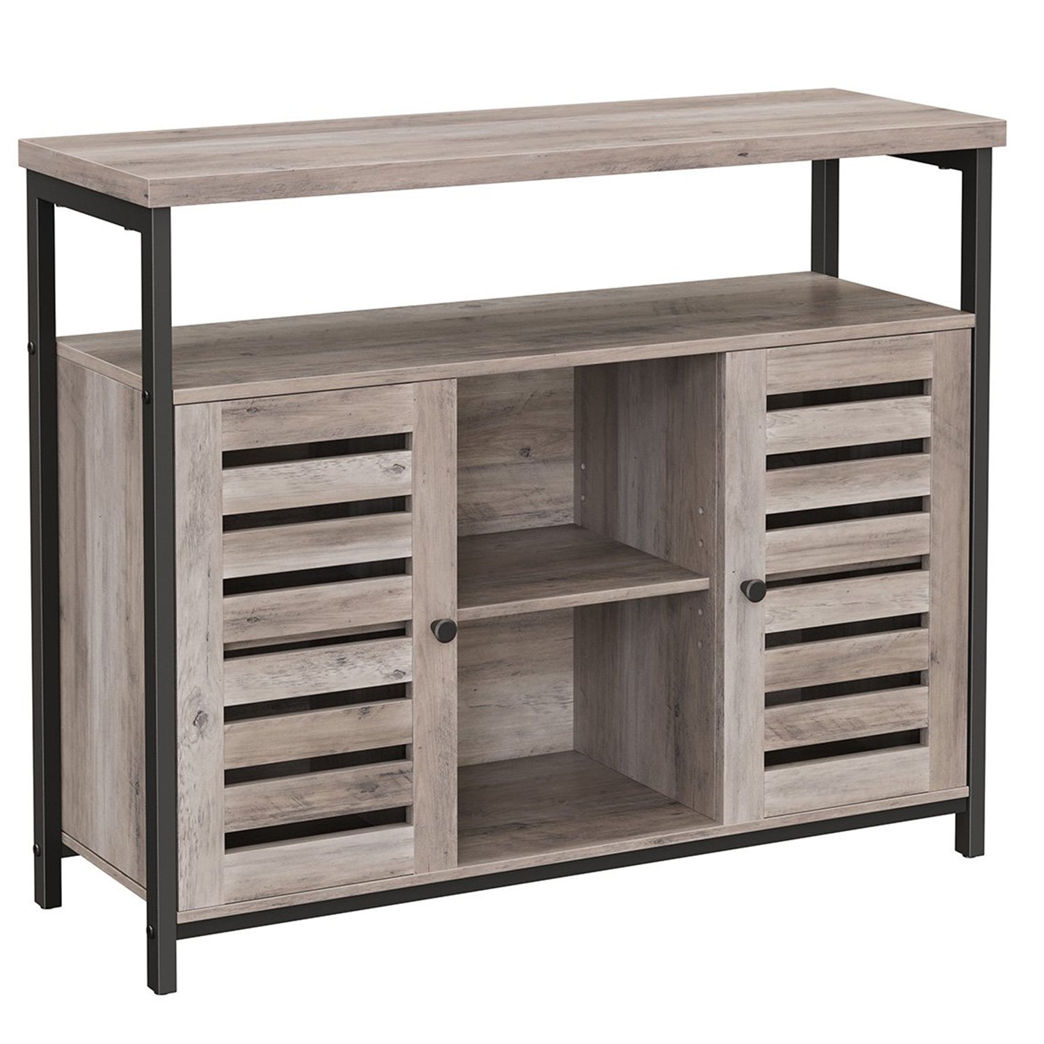 komoda, kuhinjski element s otvorenim policama 100 x 80 x 35 cm | Vasagle-vitahome.hr