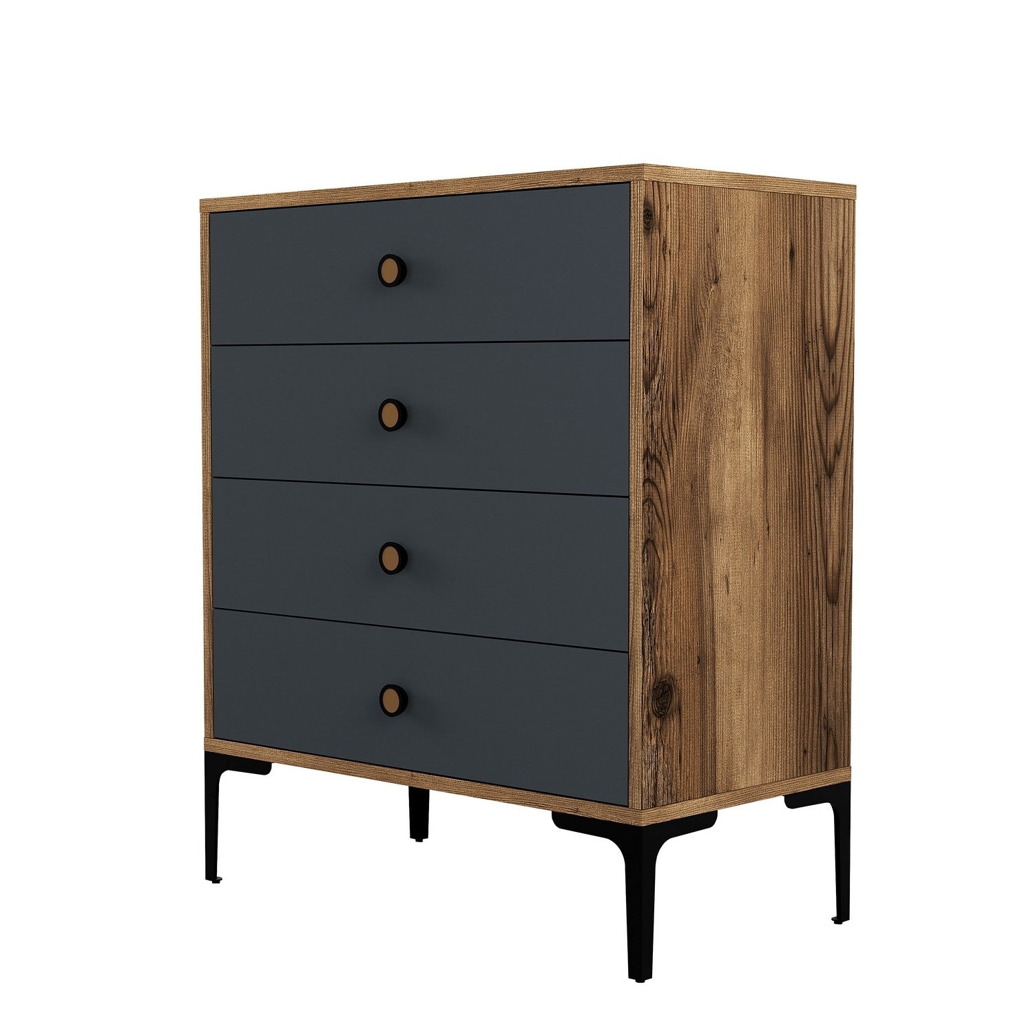 Komoda Lizbon 536 - Walnut, Anthracite | AG-vitahome.hr