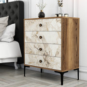 Komoda Lizbon 538 - Walnut, White | AG-vitahome.hr