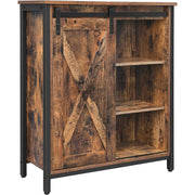 Komoda, Rustikalni kuhinjski element s kliznim vratima 70 x 30 x 80 cm | Vasagle-vitahome.hr